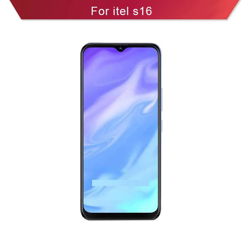 Для Itel s16 ЖК-дисплей сенсорный экран дигитайзер стеклянная панель Полная сборка