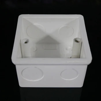 

Wall Plate Mounting Box Internal Cassette For 86 Type Switch and Socket Box Plastic Materials Wall Holder Cassette Universal
