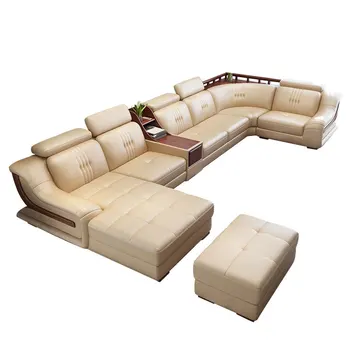 

EZ-home creativity 100% Italy genuine leather Living room sofa