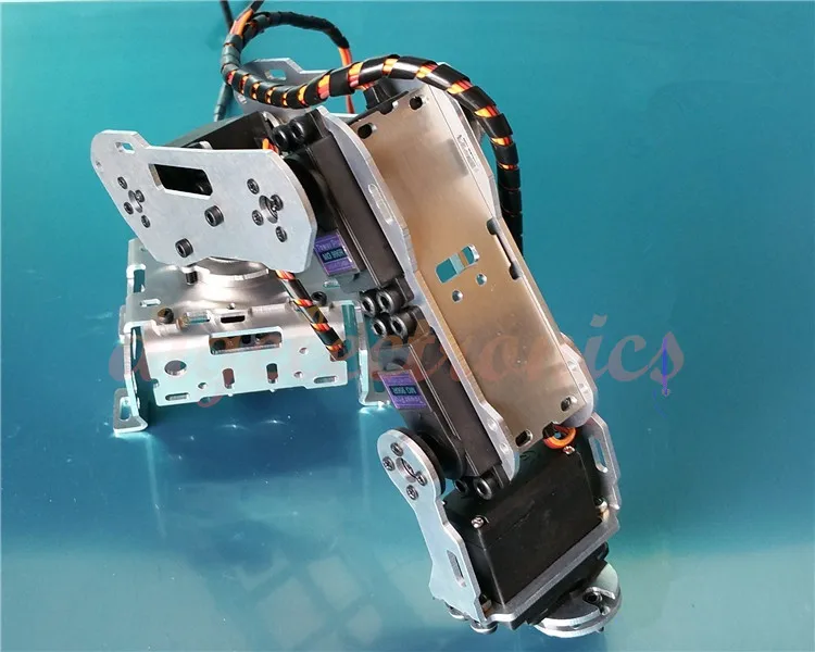DIY Собранный 6 осевой механический Роботизированный рычаг зажим металлический