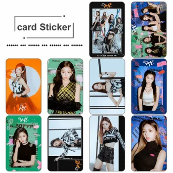 

10Pcs/Set ITZY New Album Photocard Photo Card PVC Crystal Card Stickers For Bus Student Card Stationery Set