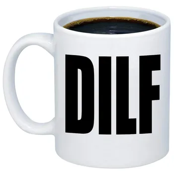 

Husband Gifts DILF Coffe Mug Funny 11oz Gift