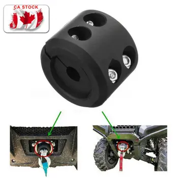 

Universal Black Rubber Winch Cable Hook Plug Line Protector For ATV UTV Winch