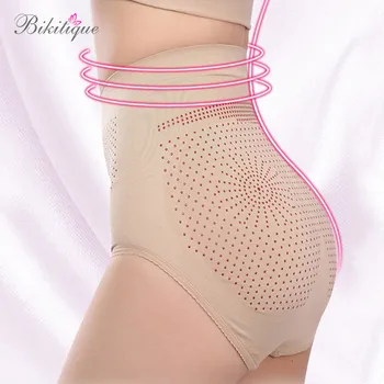 

2019 Women Seamless shaper control Push Up Butt Panties Slim Women's Shaper Little Dots Control CIncher Brief