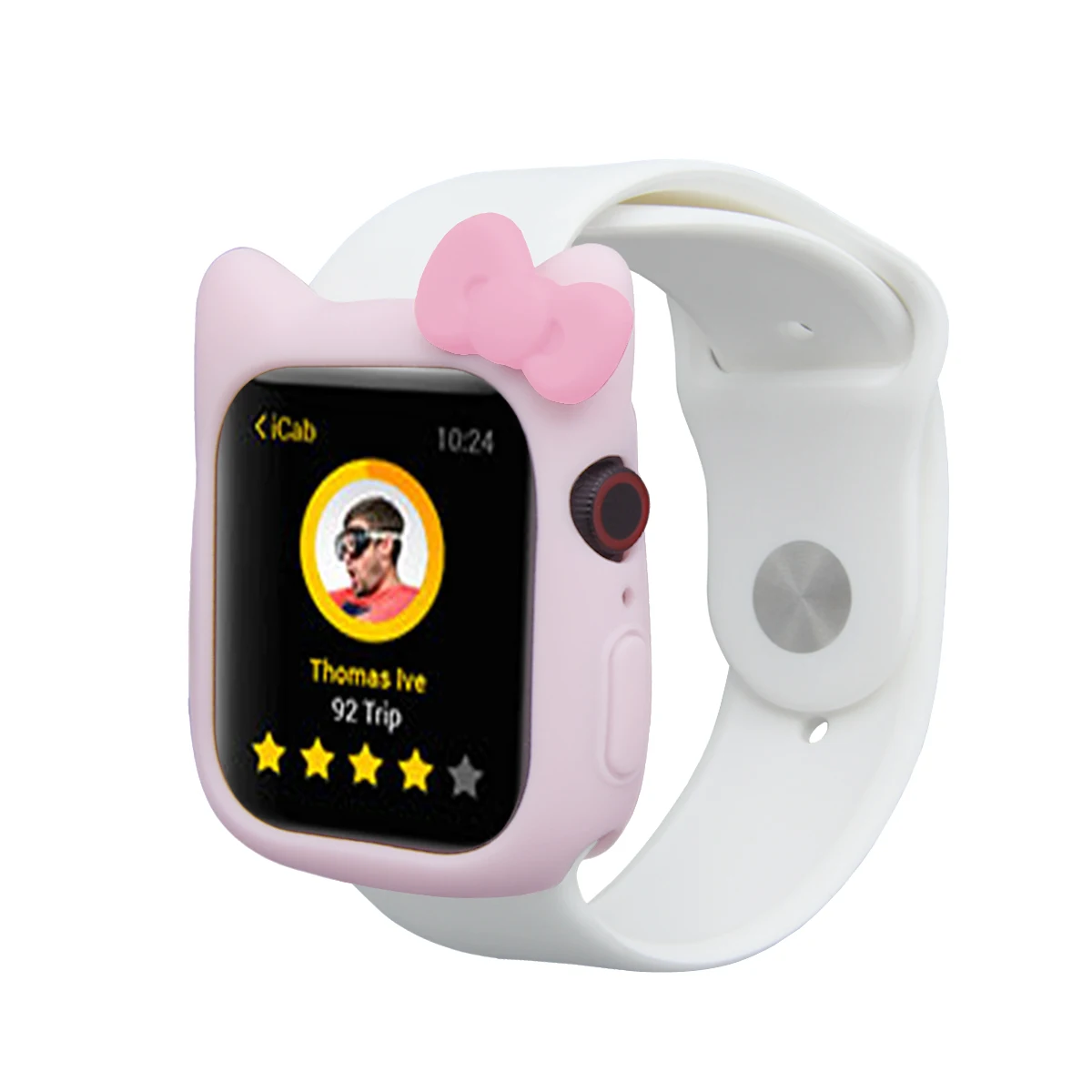 Мультяшный стиль защитная рамка Бампер анти-чехол от царапин для iwatch 5 4 3 2 1 TPU чехол Полный Чехол для apple watch 44/40/42/38 мм