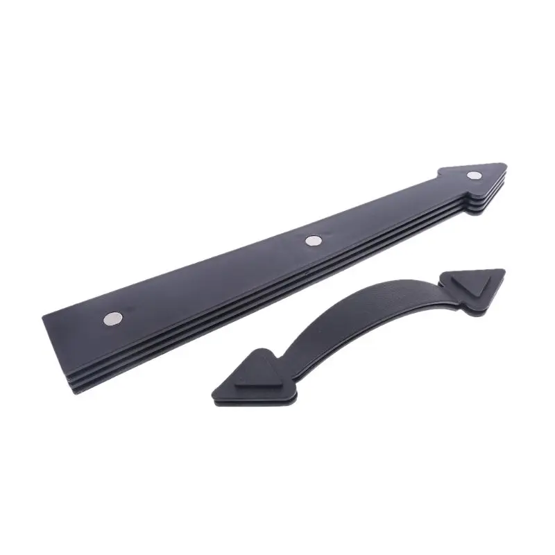 

6 pcs/set Magnetic Door Handles and Hinges Decorative Accents Garage Carriage Household Hardware