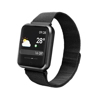 

Smart watch P68 1.3 inch IPS color screen IP68 step heart rate blood pressure information push call reminder bracelet gift level