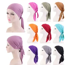 

Full Cover Inner Hijab Caps Muslim Turban Hat Islamic Head scarf Underscarf Bonnet India Hat Muslim Headdress turbante mujer