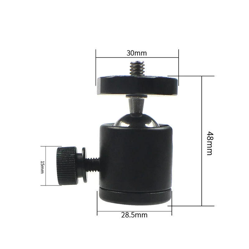 Strong Magnetic Suction Ballhead Base for Tripod Monopods Quick Install Tripod Head Clamp for GoPro Camera Osmo Pocket Gimbal tripod ball head