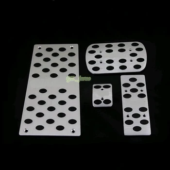 

Aluminum alloy AT Auto Pedals Footrest Brake Pedal Accelerator Stickers Labrador Dog Pad For Toyota Camry 2012 2013 2014