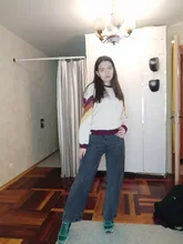 Vaqueros de cintura alta para mujer, Pantalones rectos de pierna ancha a la moda, holgados, cómodos, informales, ropa de mezclilla, pantalones bombachos