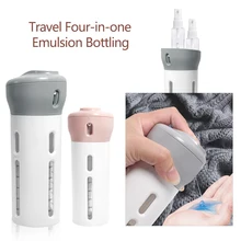 Портативный Путешествия четыре-в-одном лосьон шампунь/лосьон для тела Тонизирующая бутылка для воды на открытом воздухе Путешествия Портативная герметичная пластиковая бутылка
