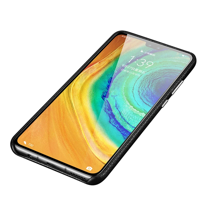 Винтажный чехол для телефона s для huawei mate 30/Pro, Роскошный чехол из натуральной кожи для huawei mate 30 Pro, жесткая защитная задняя крышка, оболочка