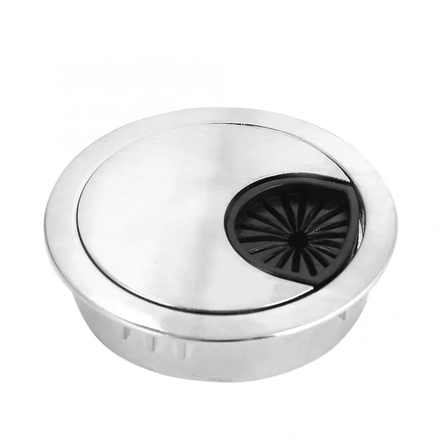 

Computer Wwitch Cover Plate Desk Office Table Grommet Cable Tidy Hole Cover Zinc Alloy Wwitch Cover Plate Durable