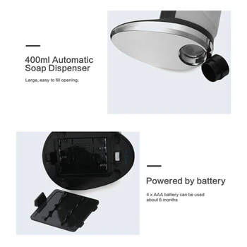 

Soap Dispenser Liquid IR Sensor Automatic Hand Cleaning Wash Home Bathroom Portable Soap Dispensers
