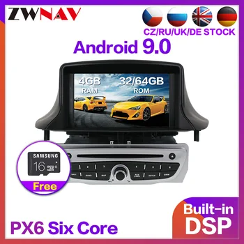 

PX6 Android 9.0 Car Radio DVD Player Multimedia Stereo For Renault Megane 3 Fluence 2009-2015 Audio Video GPS Navi BT head unit