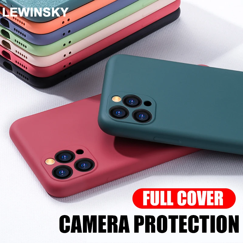 Оригинальный силиконовый чехол для телефона iPhone 11 Pro полная защита объектива X XR
