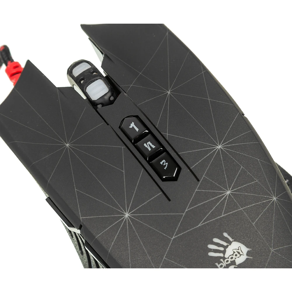 Мышь A4 Bloody P81 черный оптическая(5000dpi) USB2.0 игровая(8but