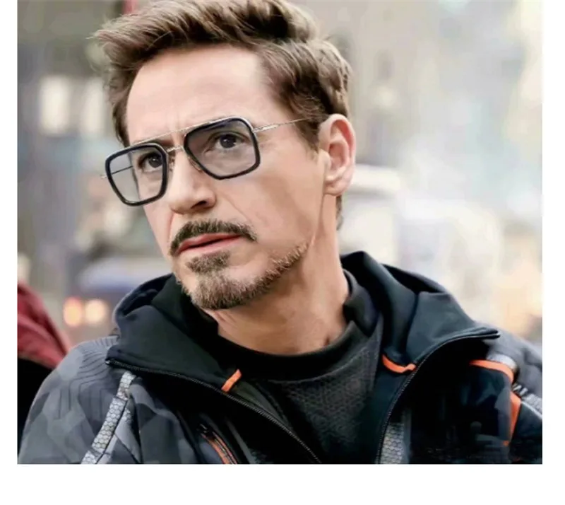 Seemfly Мстители Tony Stark мужские солнцезащитные очки квадратный фирменный дизайн стиль полета Новые солнцезащитные очки Oculos мужские солнцезащитные очки Железный для мужчин 3