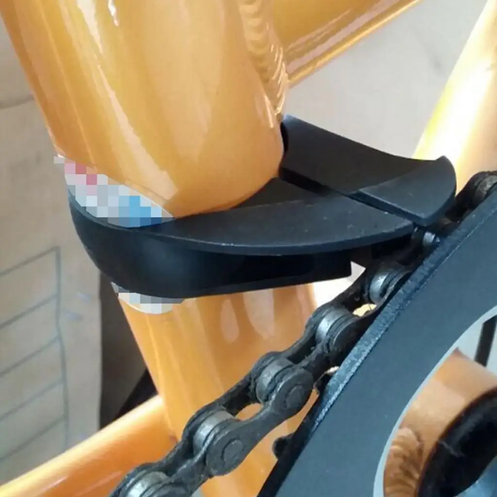 Анти-падение велосипед один цепной направляющий протектор зажим ватчер черный
