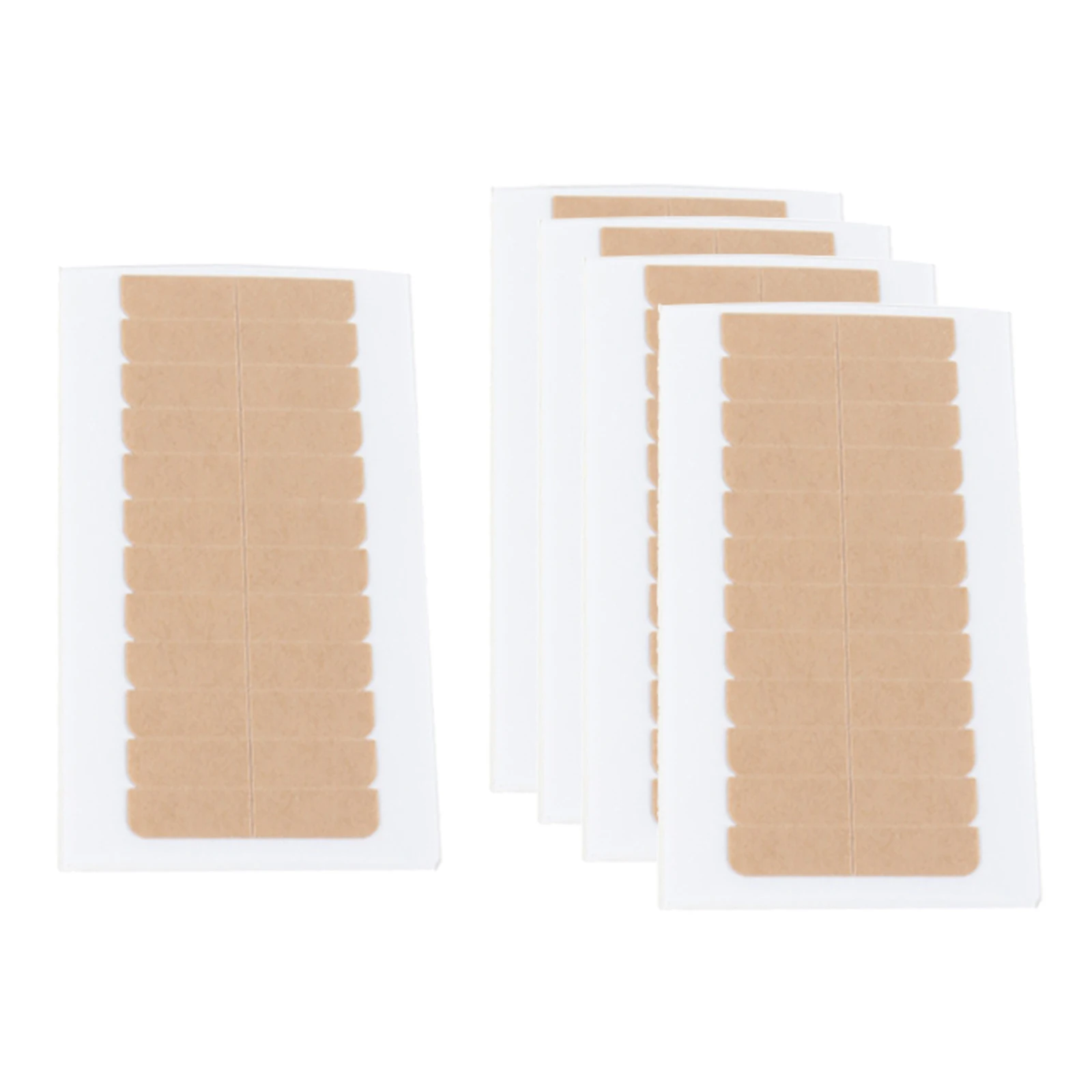 60pcs Pre-Cut Double Side Adhesive Tapes for Hair Extensions Skin Weft 4cm x 0.8cm Wig Tape Wig Hair Extension Glue 