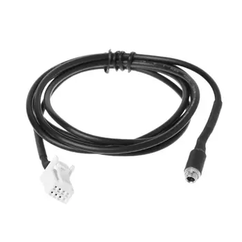 

Aux Audio Cable Adapter Mini Female Jack Extension Wire For Radio CD Player 8pin interface Plastic&metal 145cm/57.09inch