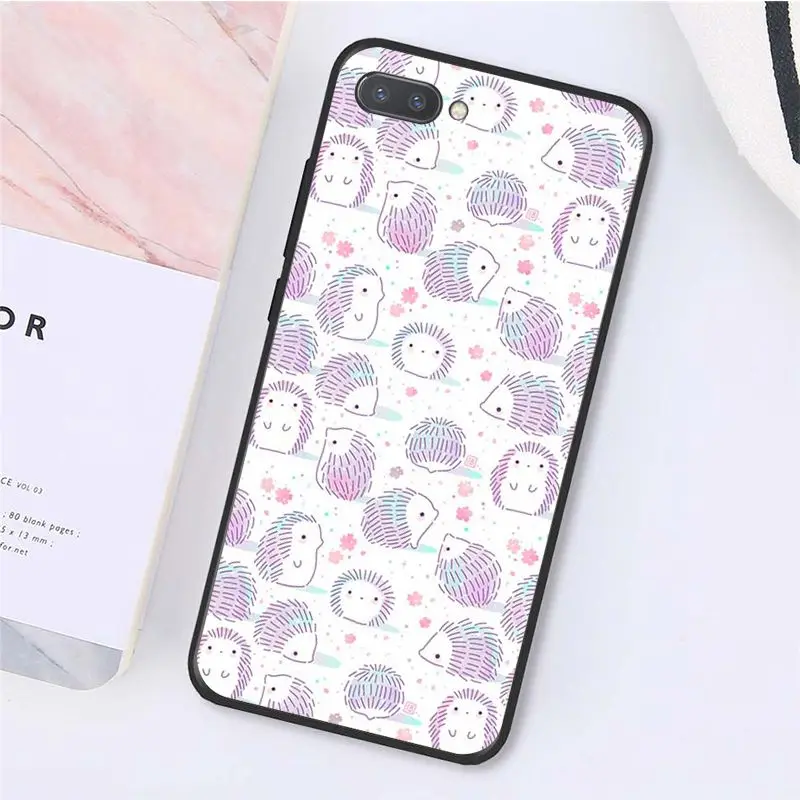 Cute Animal Hedgehog Cattle Fox Deer Flower