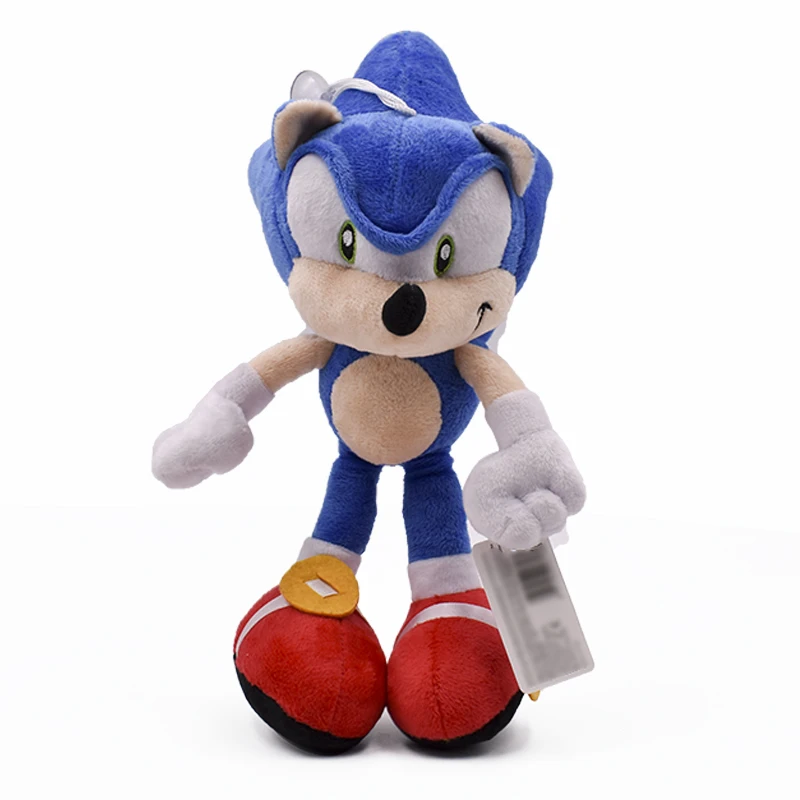 

Kawaii 27cm Blue Sonic Plush Toy Cartoon Anime Hedgehog Dolls Peluche Toys Gift For Kid's Christmas Free Shipping