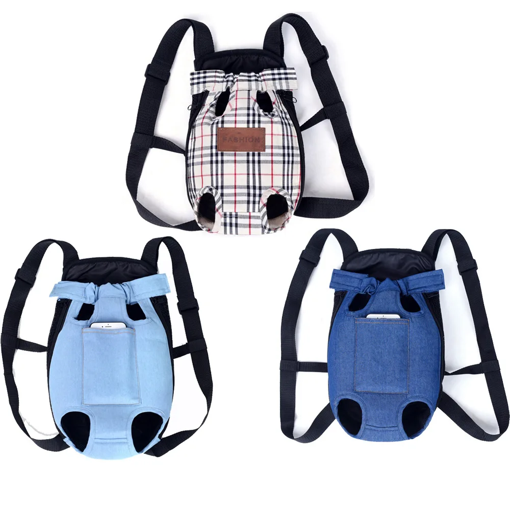 Dog Outdoor Carrier Backpack Chest Tote-Bag Sling-Holder Puppy Pet-Dog Cat Front Check