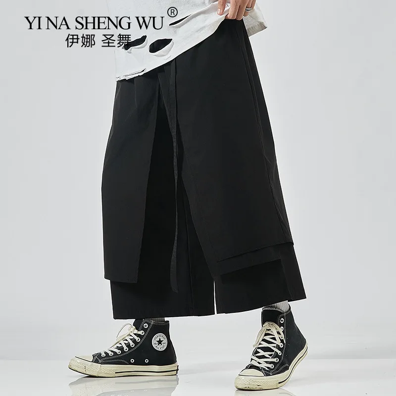 Japanese Style Kimono Harem Pants Haori for Mens japanese kimono