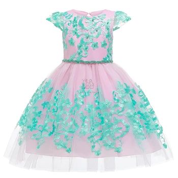 

Princess Flower Girl Dress Summer Tutu Wedding Birthday Party Kids Dresses For Girls Children's Costume New Year kids clothes