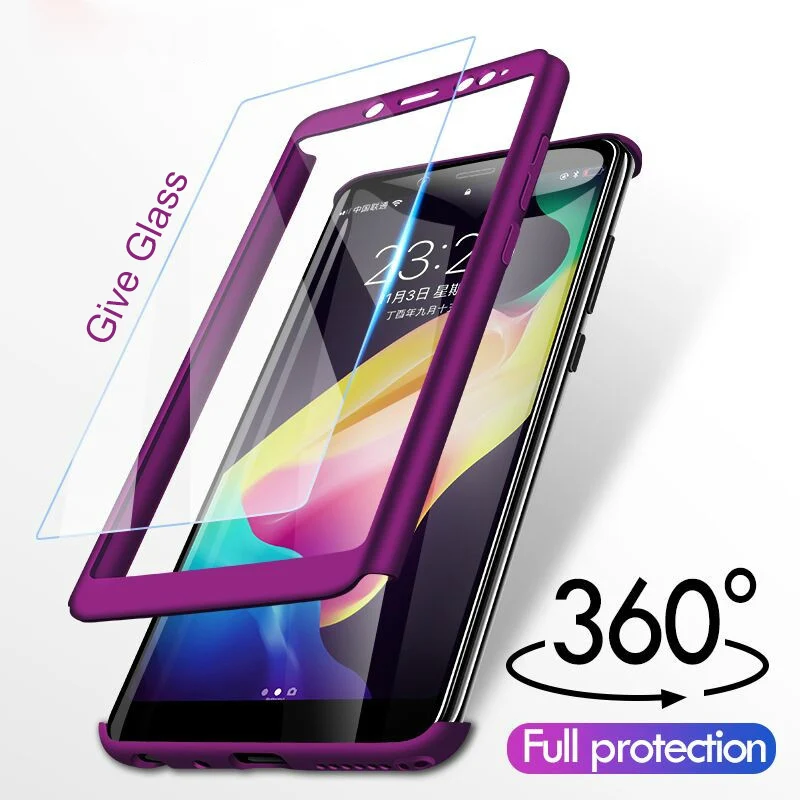 360 градусов аксессуары стеклянный чехол для Xiaomi Redmi Note 7 6 6A 5 5A Pro Plus S2 4X 4 4A 3S 3 2