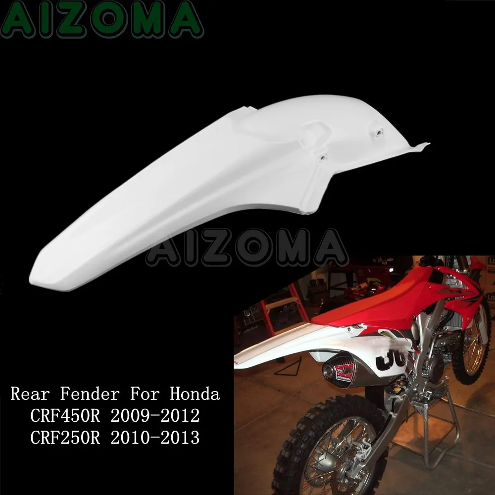 Для Honda CRF450R 2009 2012 Белый крест супермото заднее крыло Защита для CRF250R 2010 2013 эндуро