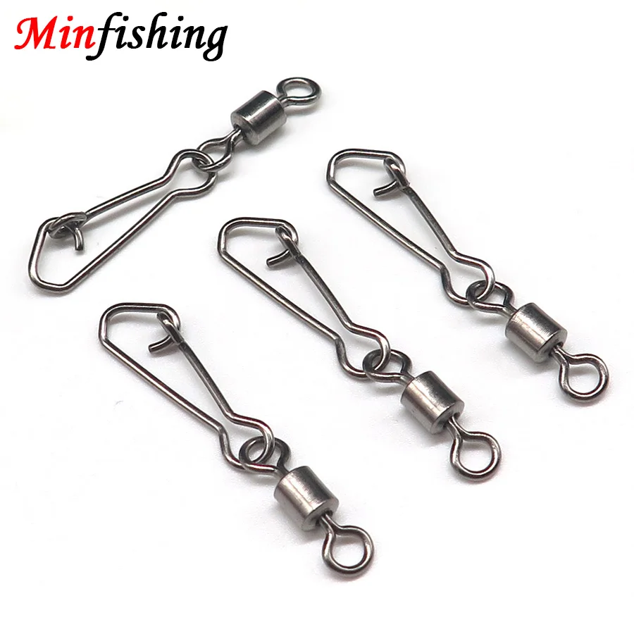 Minfishing 250 шт. шариковый подшипник из нержавеющей стали с предохранительной