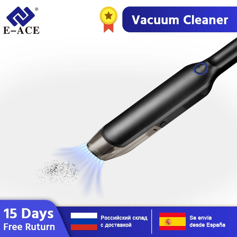 

E-ACE M11 Car Vacuum Cleaner For Car Portable Vacuum Cleaner Handheld Auto Vacuum Cleaner for Car & Home & Computer Cleaning