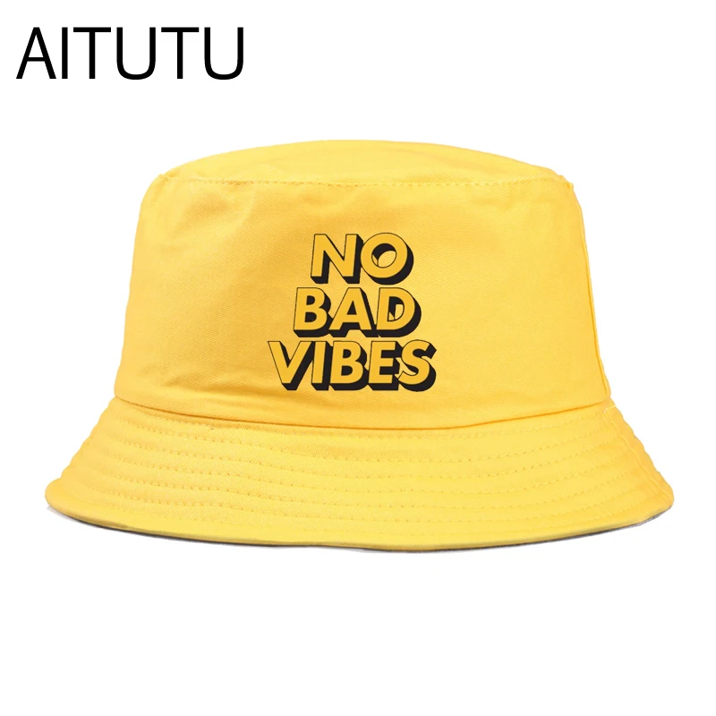 Bad Vibes Bucket Hat Unisex Bob Caps 