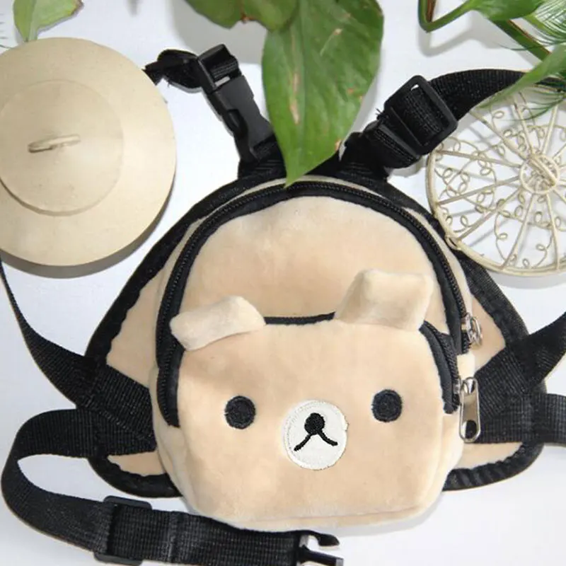 Large-capacity Dog Backpack Portable Puppy School Bag Cute Dog Backpack New Nylon Pet Convenient Snack Bag