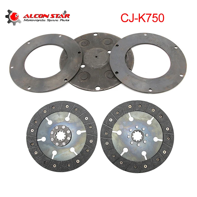 

Alconstar- Original Motorcycle Clutch Disc Plate Friction Wafer CJ-K750 for Ural M72 for BMW R1 R51 R71 KC750 K750 Parts Set