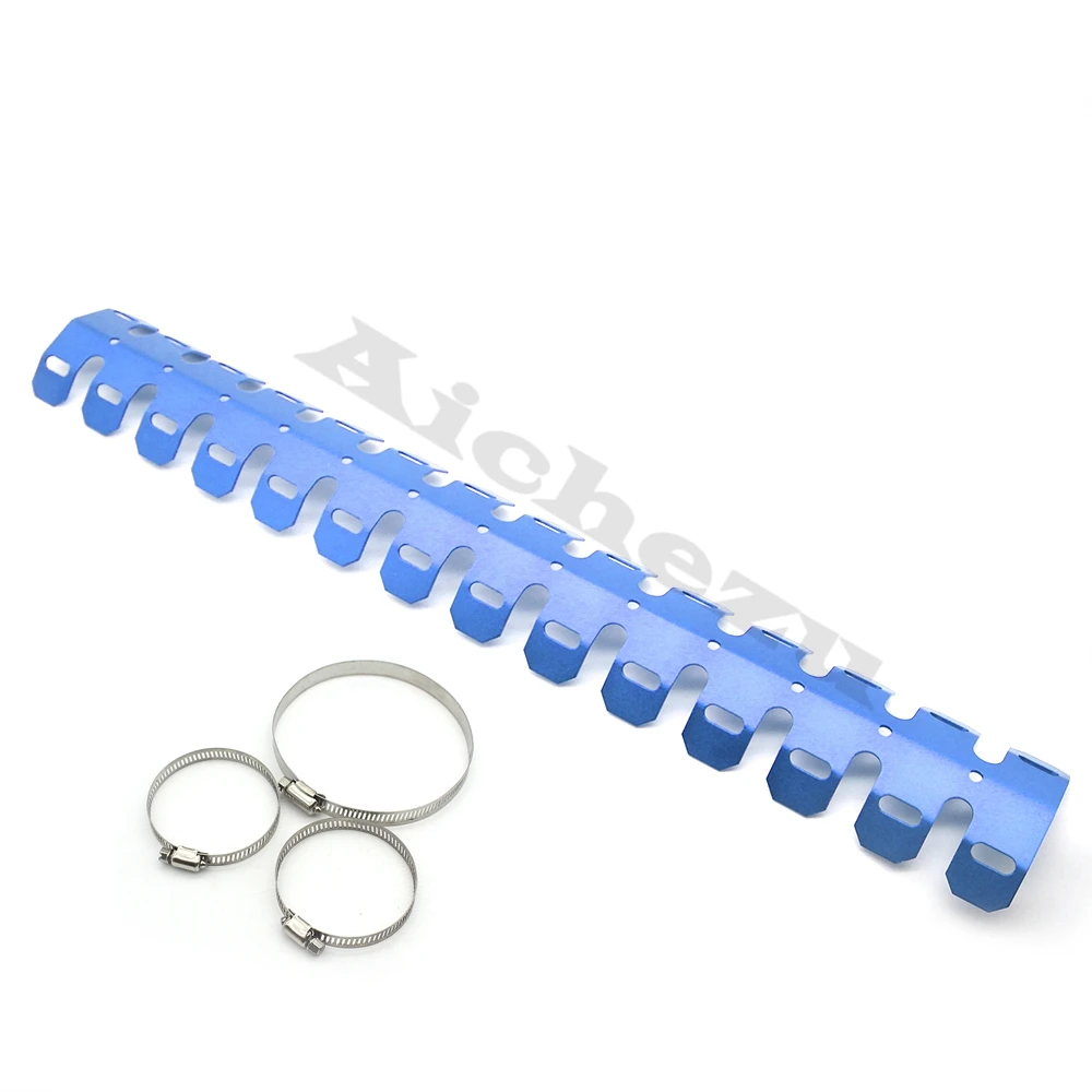 Blue Аксессуары для мотоциклов, защитная крышка для выхлопной камеры r30, чехол для HONDA CRF450X CRF250X CRF250L CRF 450X/250LX/250L - Цвет: Blue