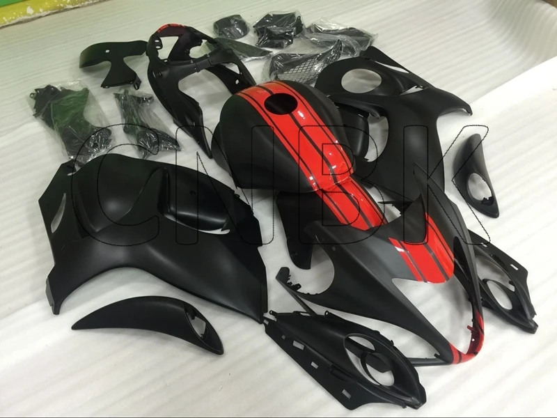 Для GSX R1300 2013 Набор для всего тела HAYABUSA 2009 Черный Красный кузов Gsx 1300R 2008- Abs обтекатель