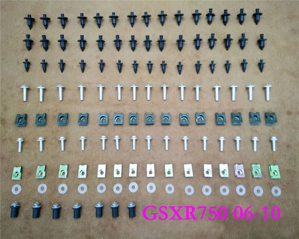 

Fairing Bodywork Kit Bolts Screws For Fit For Suzuki GSXR750 2006-2010