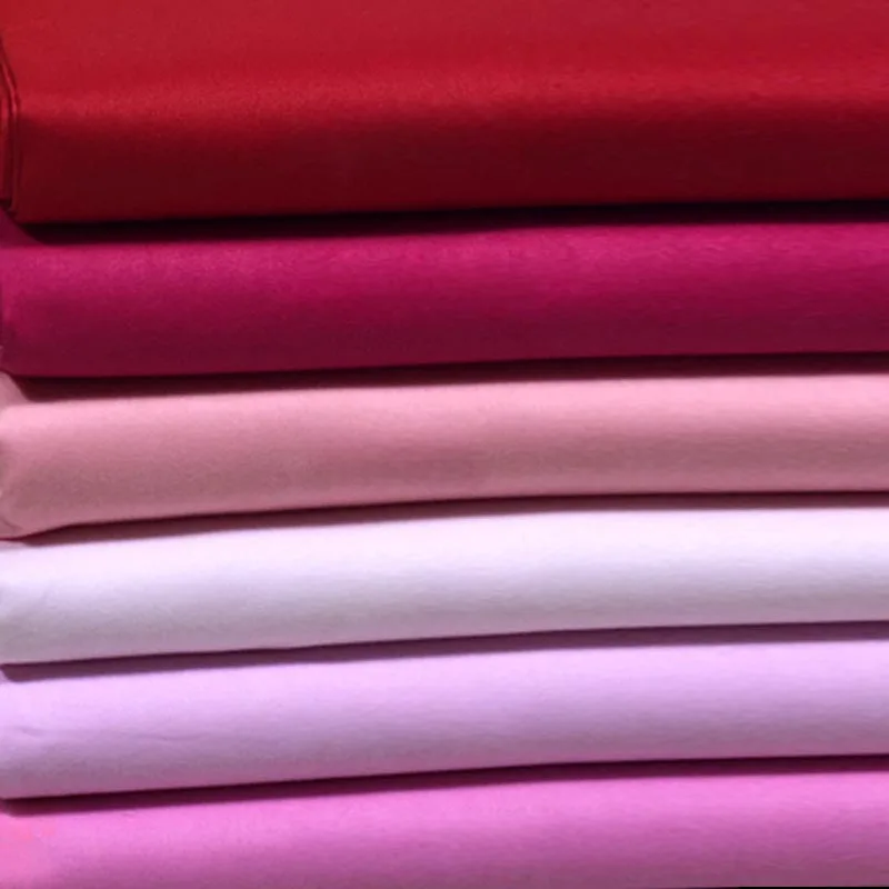 160 см* 50 см сплошной цвет красный розовый хлопок Ткань Детская кукла Декор Лоскутная Ткань одежда тела ручная работа стеганая текстильная ткань