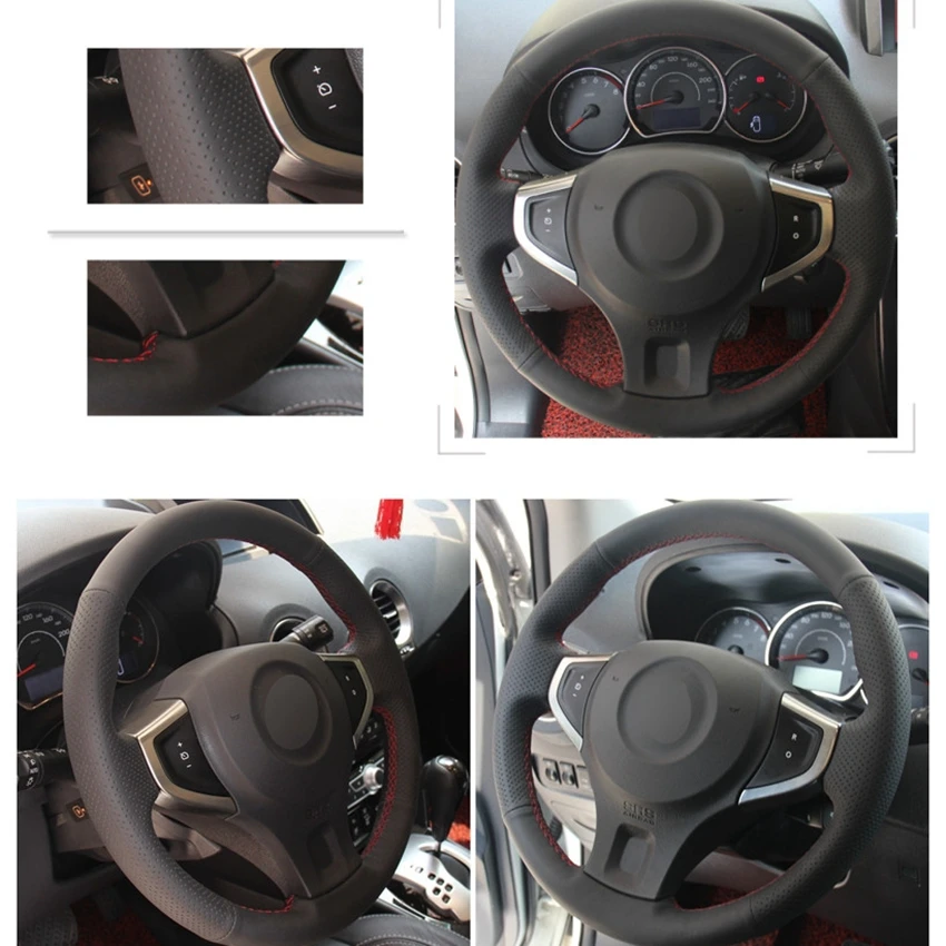 DIY Leather Steering Wheel Cover for Renault Koleos 2009-2014 Samsung QM5 #RE13 DIY Leather Steering Wheel Cover for Renault Koleos 2009-2014 Samsung QM5 #RE13