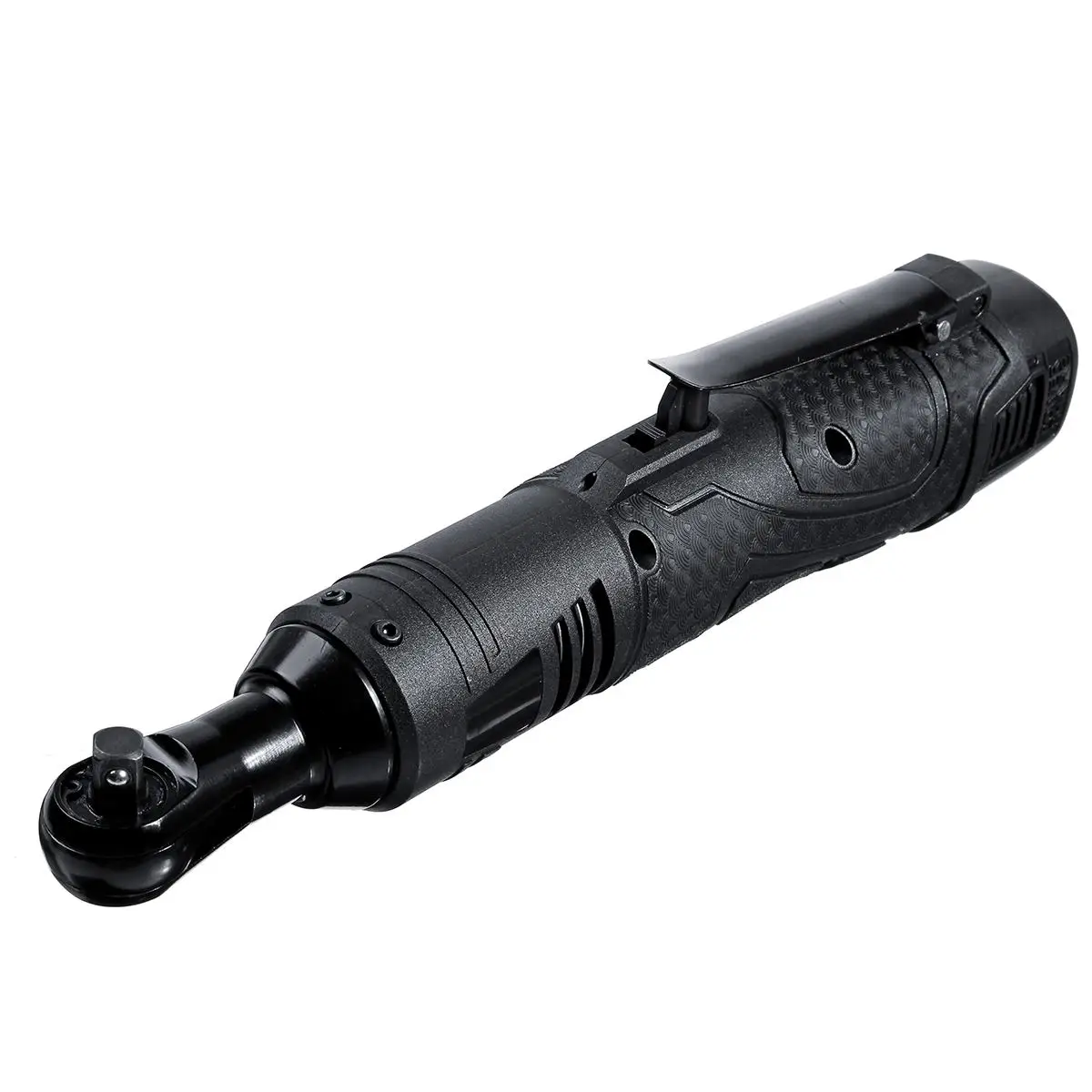 18V Electric Wrench 3/8 Inch Cordless Right Angle Ratchet Rechargeable Scaffolding 60N.m Wrench 260RPM with Li-ion Battery