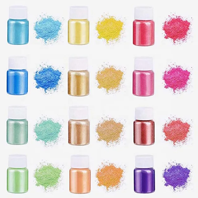 Mica Pigment Powder Soap Candle Makeup Product MSDS Safe Material Painting watercolor Coloured Drawing