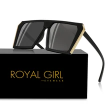 Новинка! Солнцезащитные очки для женщин и мужчин, квадратные, Ретро стиль, солнцезащитные очки, брендовые, дизайнерские, UV400 ss185