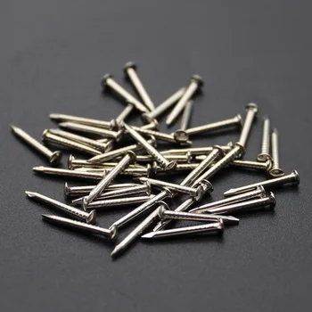 

1000pcs Silver color Upholstery Nail Jewelry Gift Case Box Nuts Fastener Sofa Decorative Tack Pushpin Hardware 5mm to 30mm