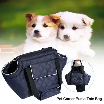

Pet Carrier Purse Tote Bag Outdoor Portable Night Vision Reflective Stripe Shoulder Dog Cat Tote Handbag Foldable Carrier Purse