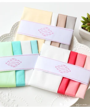 

4pcs 20x25cm Solid Color Group Cotton Fabric Practice Patchwork Diy Make Toys