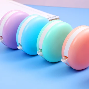 

1pc Korean Kawaii Macaron Decoration Correction Tape Corrector Escolar Kids Student Correcting Eraser School Office Supplies